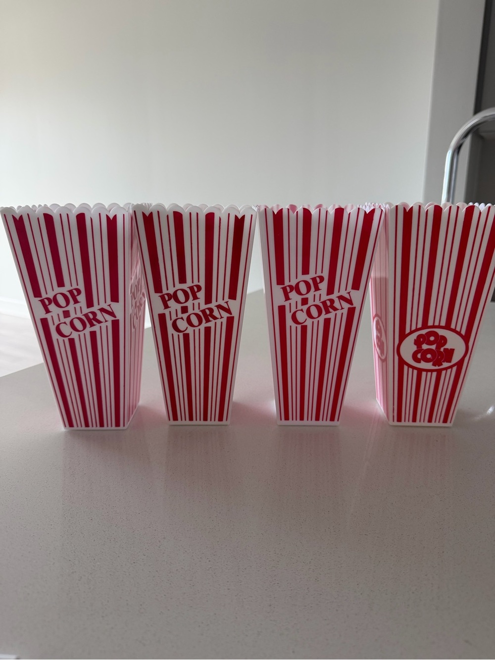 Set of 4 Popcorn Boxes
